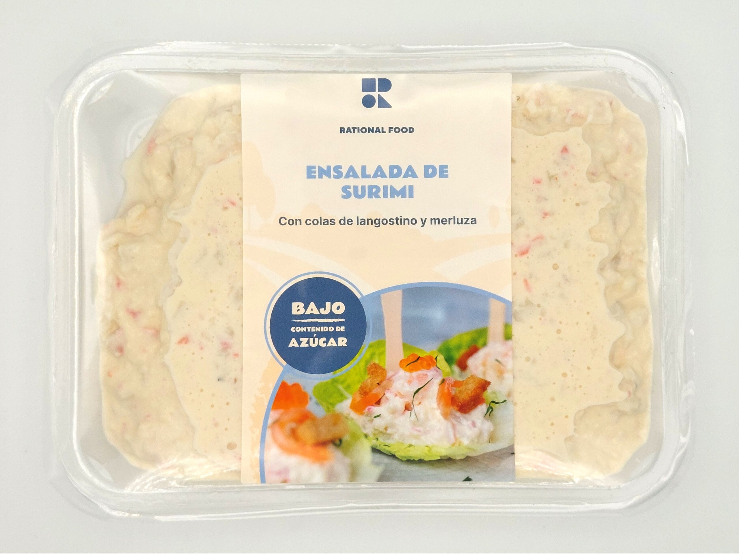 Ensalada de surimi con colas de langostino y merluza - Imagen 2
