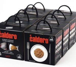 Caldo El Caldero + arroz Calasparra - Caja 8 unidades